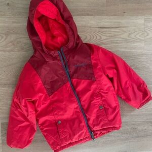 Columbia Kids Reversible Red Jacket 4T